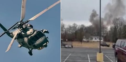 ന്യൂജേഴ്‌സിയിൽ ഹെലികോപ്റ്ററുകൾ കൂട്ടിയിടിച്ച് അപകടം: ഒരു പൈലറ്റ് കൊല്ലപ്പെട്ടു, മറ്റൊരാൾക്ക് ഗുരുതര പരിക്ക് | Helicopters