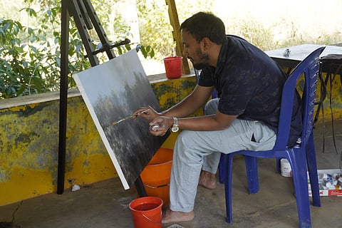 കലയില്‍ മുങ്ങി ഒരു ഗ്രാമം - നിറച്ചാര്‍ത്ത് പത്താം പതിപ്പ് സന്ദര്‍ശിച്ച് മറുനാട്ടുകാരും
