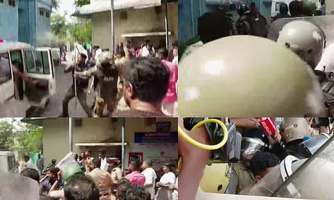 രാഹുൽ മാങ്കൂട്ടത്തിലിൻ്റെ വൈദ്യ പരിശോധന: കൂവി വിളിച്ച് DYFIയും യുവമോർച്ചയും; സംഘർഷാവസ്ഥ, ചോദ്യം ചെയ്യലിനോട് നിസ്സഹകരിച്ച് രാഹുൽ, ഐഫോൺ പാസ്‌വേഡ് നൽകാൻ വിസമ്മതിച്ചു, കടുത്ത നടപടിക്കൊരുങ്ങി നിയമസഭ, 'സ്ഥിരം കുറ്റവാളി'യെന്ന് അറസ്റ്റ് റിപ്പോർട്ട്| Rahul Mamkootathil