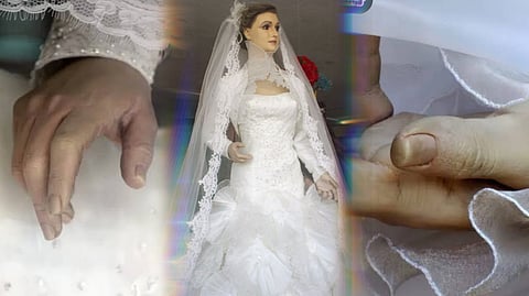 La Pascualita, a famous and eerily lifelike bridal mannequin 