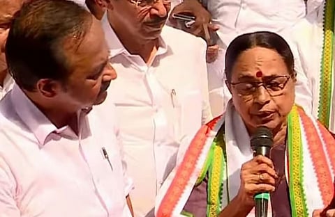 'മുന്നോട്ട് പോകാൻ പറ്റാതെ വന്നതോടെ പാർട്ടി വിട്ടു, ആരെയും കുറ്റപ്പെടുത്താനില്ല': കോൺഗ്രസിലെത്തിയ ഐഷ പോറ്റി | Aisha Potty