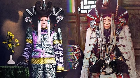 Queen Genepil, the last consort of Bogd Khan, the final monarch of Mongolia