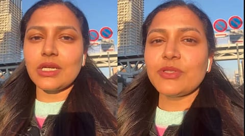 INDIAN WOMAN AT JAPAN