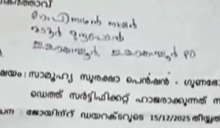 ജീവിച്ചിരിക്കുന്ന ആളോട് മരണ സർട്ടിഫിക്കറ്റ് ആവശ്യപ്പെട്ട സംഭവം : ക്ഷമ ചോദിച്ച് പ്രമാടം പഞ്ചായത്ത് | Death certificate