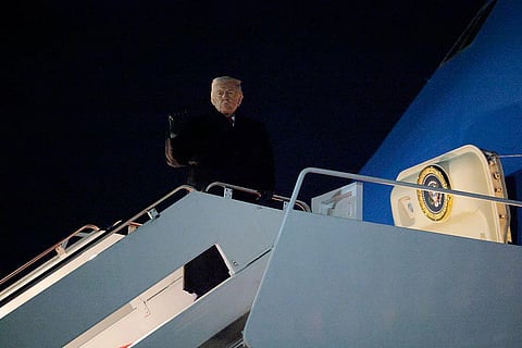  Trump Air Force One Return