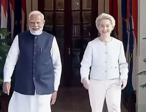 ഇരട്ടി മധുരം: ഇന്ത്യ-EU വ്യാപാര കരാർ റിപ്പബ്ലിക് ദിനത്തിൽ ഒപ്പിടും, റഷ്യൻ എണ്ണയുടെ പേരിൽ അമേരിക്ക ചുമത്തിയ 25% പിഴച്ചുങ്കം നീക്കുമെന്ന് വിവരം | India-EU trade agreement