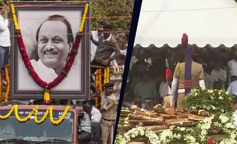 'അജിത് ദാദ'യ്ക്ക് കണ്ണീരോടെ വിട: അജിത് പവാറിൻ്റെ വിയോഗത്തിൽ സ്തംഭിച്ച് രാജ്യം, ബാരാമതിയിൽ പൂർണ്ണ ഔദ്യോഗിക ബഹുമതികളോടെ സംസ്കാരം | Ajit Pawar