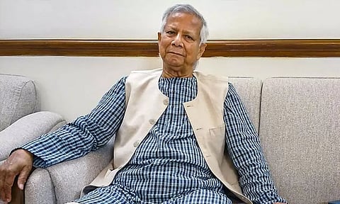 ബംഗ്ലാദേശ് കൈമാറാൻ ആവശ്യപ്പെടുന്നത് വരെ ശൈഖ് ഹസീന നിശബ്ദത പാലിക്കണം; മുഹമ്മദ് യൂനുസ്