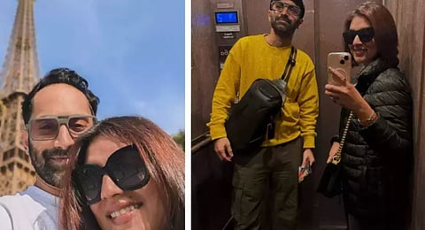 ഫഹദ് ഫാസിലിനൊപ്പമുള്ള നസ്രിയ നസീമിൻ്റെ പാരീസിൽ നിന്നുള്ള ചിത്രങ്ങൾ ശ്രദ്ധ നേടുന്നു