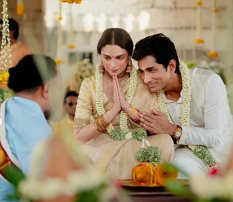 സിദ്ധാർത്ഥും അദിതി റാവു ഹൈദരിയും വിവാഹിതരായി