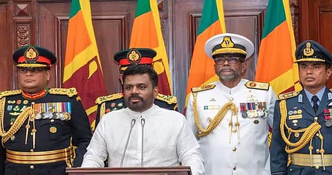 ശ്രീ​ല​ങ്ക​ൻ പാ​ർ​ല​മെ​ന്‍റ് പി​രി​ച്ചു​വി​ട്ട് അ​നു​ര കു​മാ​ര ദി​സ​നാ​യ​കെ