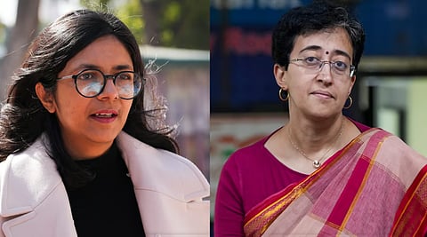 ‘അഫ്‌സൽ ഗുരുവിനായി വാദിച്ചവരുടെ മകള്‍, അതിഷി ഡമ്മി മുഖ്യമന്ത്രി, ഡല്‍ഹിയെ ദൈവം രക്ഷിക്കട്ടെ’: സ്വാതി മലിവാള്‍ | Swati Maliwal against Atishi Marlena