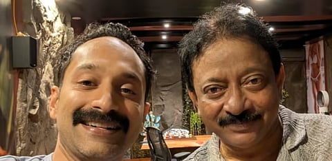 രാം ഗോപാൽ വർമ്മയ്‌ക്കൊപ്പം ഫഹദ് ഫാസിൽ, ചിത്രം പങ്കുവച്ച് സംവിധായകൻ