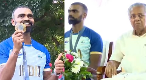 പി.ആര്‍ ശ്രീജേഷിന് സംസ്ഥാന സര്‍ക്കാരിന്റെ ആദരം; 2 കോടി രൂപ മുഖ്യമന്ത്രി കൈമാറി | P R Sreejesh