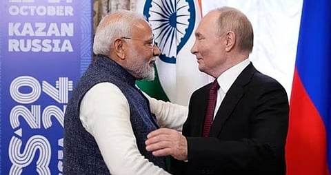 ബ്രി​ക്സ് ഉ​ച്ച​കോ​ടി; റ​ഷ്യ- യു​ക്രെ​യ്ന്‍ സം​ഘ​ര്‍​ഷം പ​രി​ഹ​രി​ക്ക​ണ​മെ​ന്ന് മേ​ദി