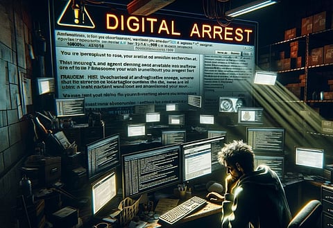 ‘വീഡിയോ കോളിലൂടെ ആരെയും അറസ്റ്റുചെയ്യില്ല’ ഡിജിറ്റൽ അറസ്റ്റിന്റെ പേരിൽ നടക്കുന്നത് വൻ തട്ടിപ്പ് ;  ജനം ജാഗ്രത പാലിക്കണമെന്ന് സൈബർ സെന്റർ | Digital Arrest Fraud