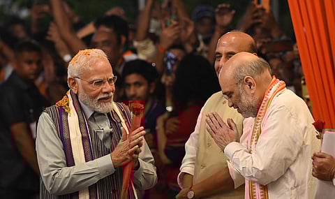 PM wishes Amit Shah on his birthday