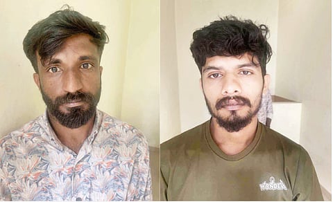 ശു​ചി​മു​റി മാ​ലി​ന്യം; വാ​ഹ​ന​വും പ്ര​തി​ക​ളും പി​ടി​യി​ൽ