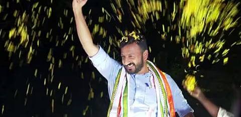 Suspended Rahul Mamkootathil attended congress meeting