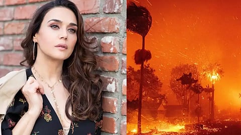 ലോസ് ഏഞ്ചൽസിലെ തീപിടുത്തം: താനും കുടുംബവും സുരക്ഷിതരാണെന്ന് നടി പ്രീതി സിൻ്റ