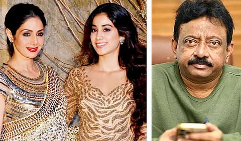 ശ്രീദേവിയെയും ജാൻവി കപൂറിനെയും കുറിച്ചുള്ള രാം ഗോപാൽ വർമ്മയുടെ പരാമർശ൦ ചർച്ചയാകുന്നു