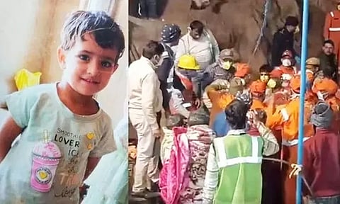 രാജസ്ഥാനില്‍ പത്ത് ദിവസം മുന്‍പ് കുഴല്‍ക്കിണറില്‍ വീണ മൂന്ന് വയസുകാരി മരിച്ചു | Girl dies after falling into borewell in Rajasthan