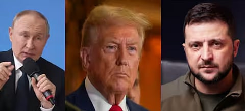 Volodymyr Zelensky says he is ready to cooperate with Trump's peace package to end the war