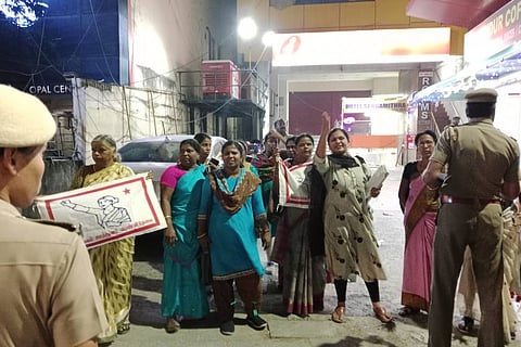 Chennai police remove obscene signboard displayed by hotel