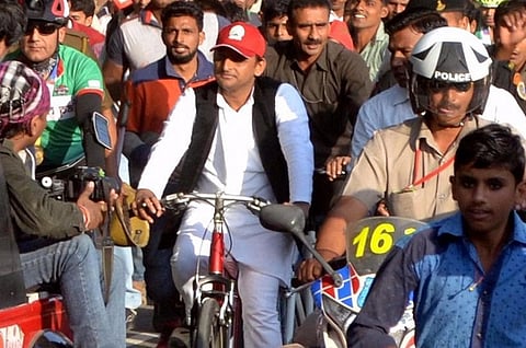 SP Manifesto: Akhilesh mocks BJP over 'achche din', announces string of sops