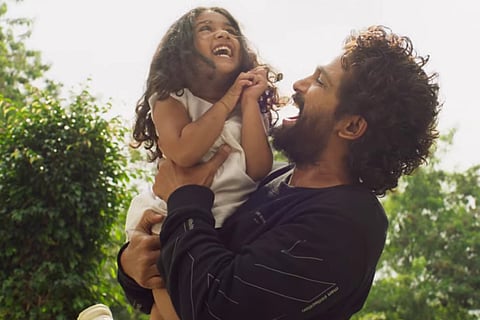 Allu Arjun and his daughter Arha