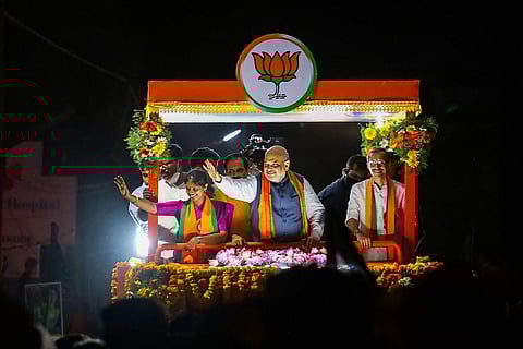 Amit Shah campaigns in Kerala