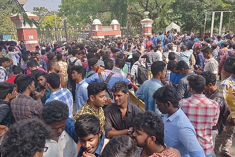 ‘Our careers are getting affected’: Anna University students protest against arrear rule