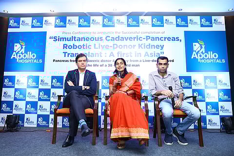 Asia’s first simultaneous Pancreas-Kidney transplant performed at Apollo, Chennai