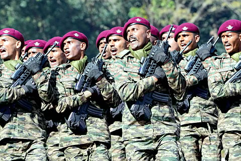 Indian Army Day Parade in Bengaluru