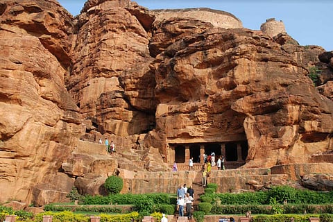 The rock-cut caves of Badami