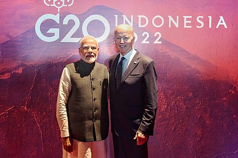 Biden and Modi at the G20 Summit