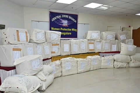 Bengaluru police crack drug racket, city’s biggest ganja haul seized