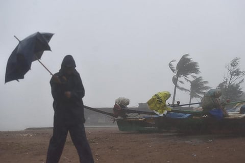 Cyclone Nivar at Kovalam