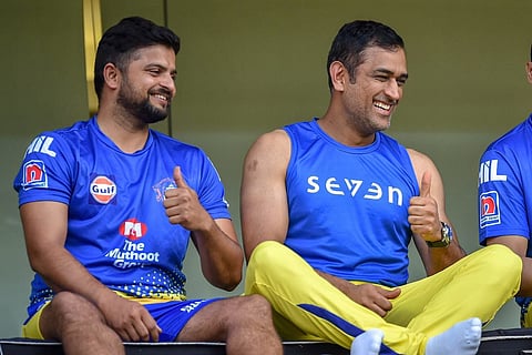 Suresh Raina and MS Dhoni