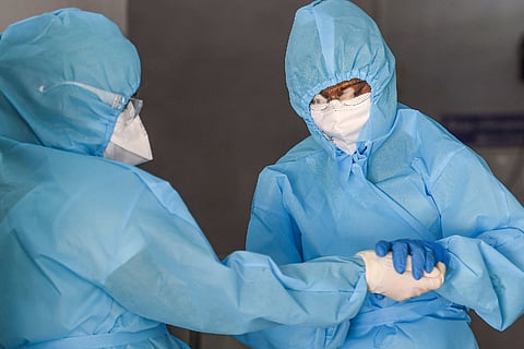 Doctors wearing PPE