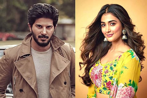 Dulquer Salmaan and Pooja Hegde