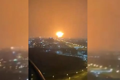 Explosion at Jebel Ali Port