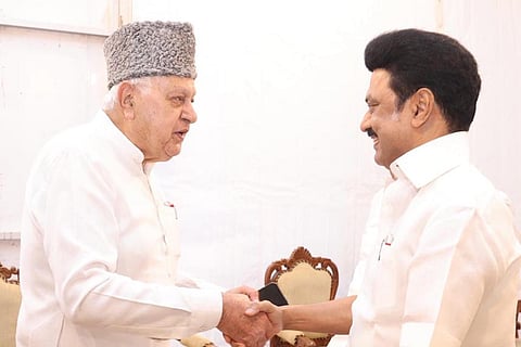 Farooq Abdullah greets Stalin on his birthday 
