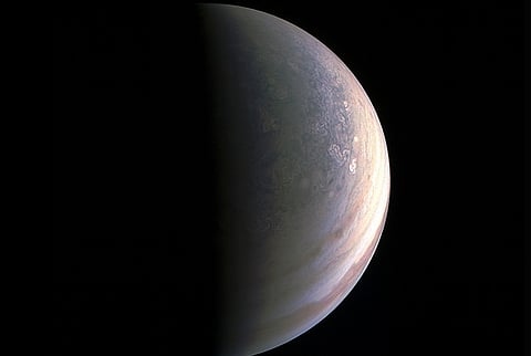 NASA’s Juno spacecraft sends back stunning first images of Jupiter 