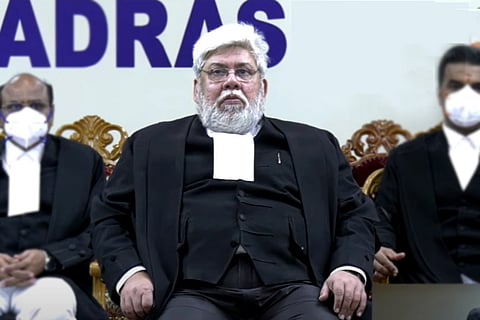 Justice Sanjb Banerjee who has been transferred From Madras High Court to Meghalaya High Court