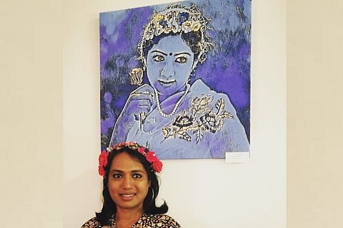 'Sridevi brought joy to my life': Trans activist Kalki's pop art tribute to late actor