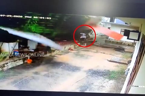 Man dies after wall falling over