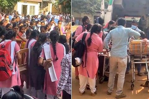Kasthurba college students in Secunderabad