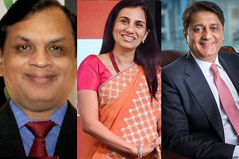 Venugopal Dhoot, Chanda Kochhar and Deepak Kochhar