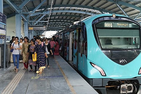 Kochi Metro trains